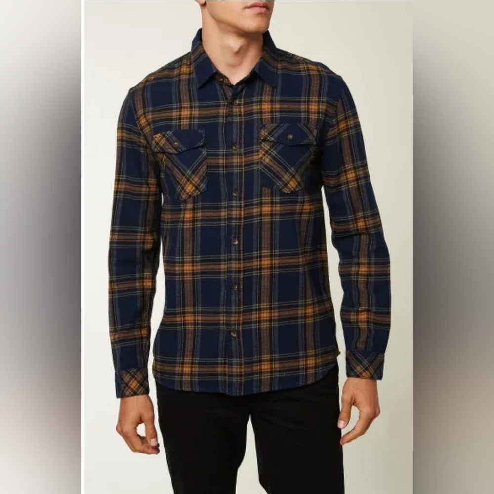 O'NEILL Men's Highland Flannel Shirt Size Small